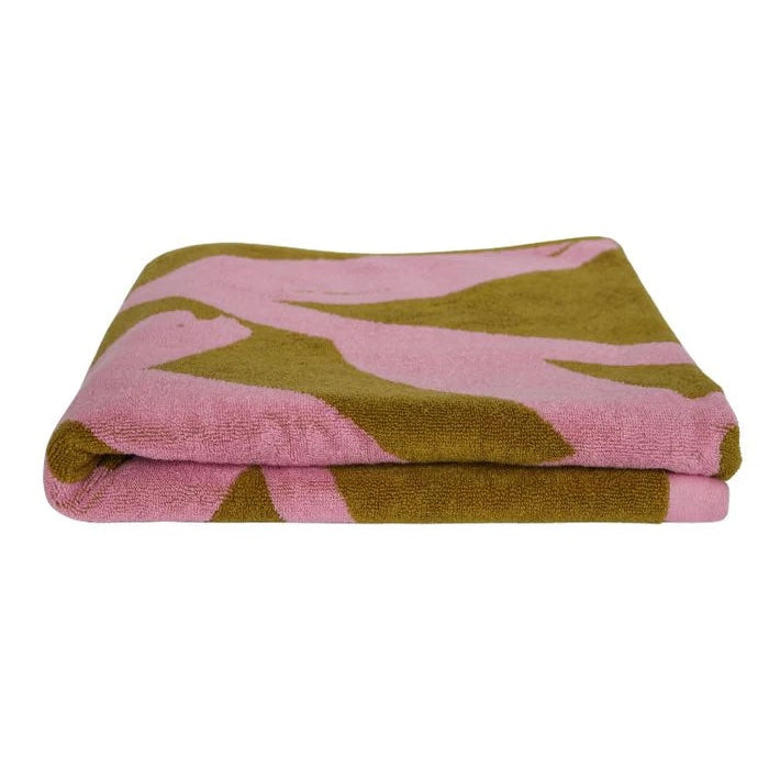 Abstract Bath Towel