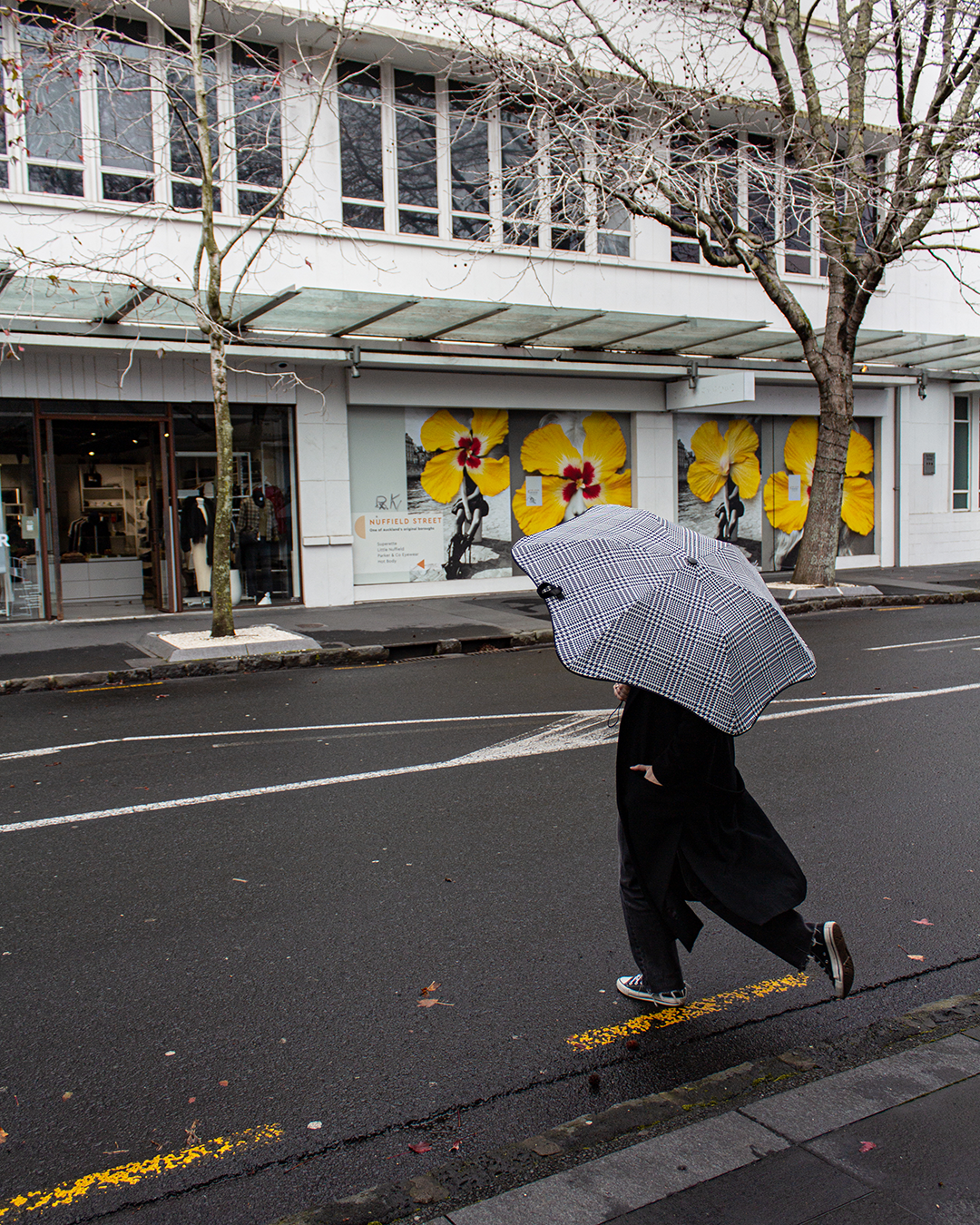 Metro Umbrella / Houndstooth