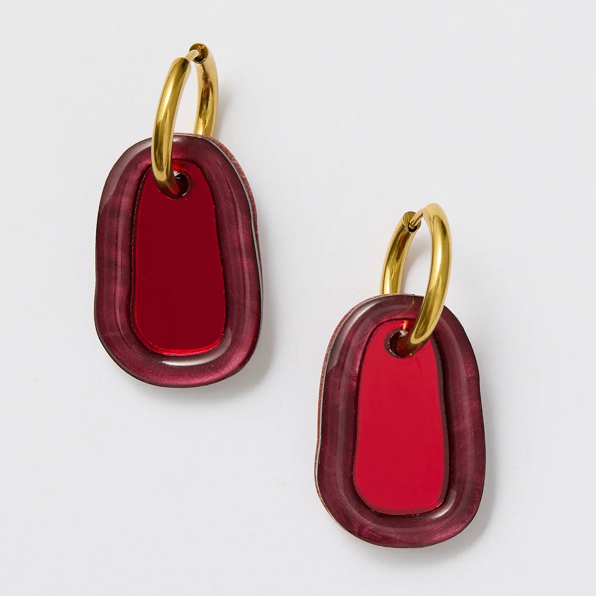Cora Earrings / Plum