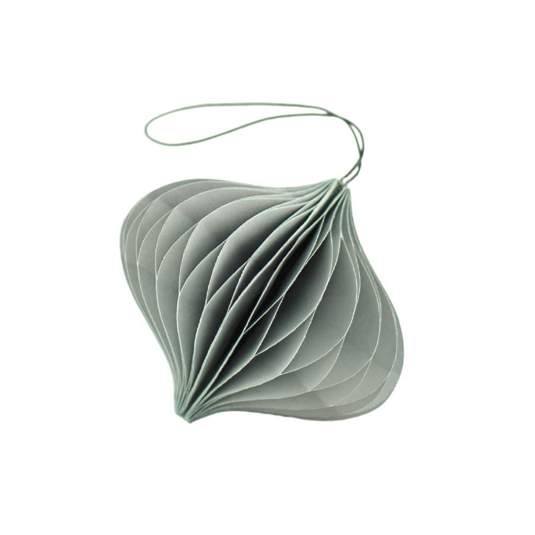 Paper Jewel Ornament / Dusty Blue