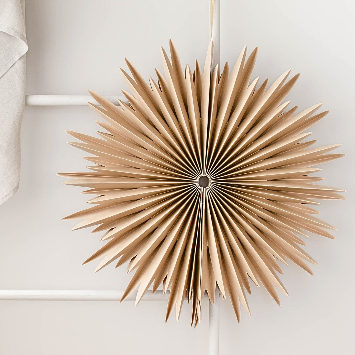 Hanging Star Ornament 70cm / Flaxseed