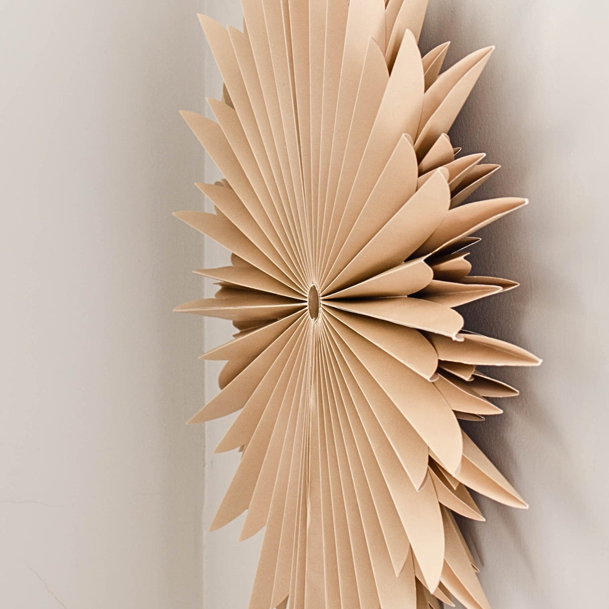 Hanging Star Ornament 70cm / Flaxseed