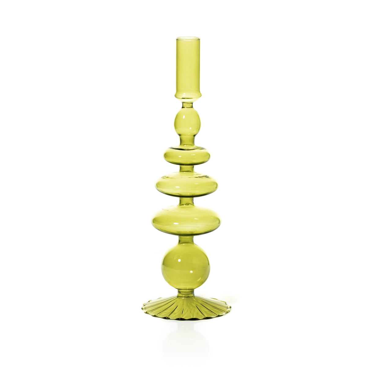 Taper Candle Holder / Pear Green
