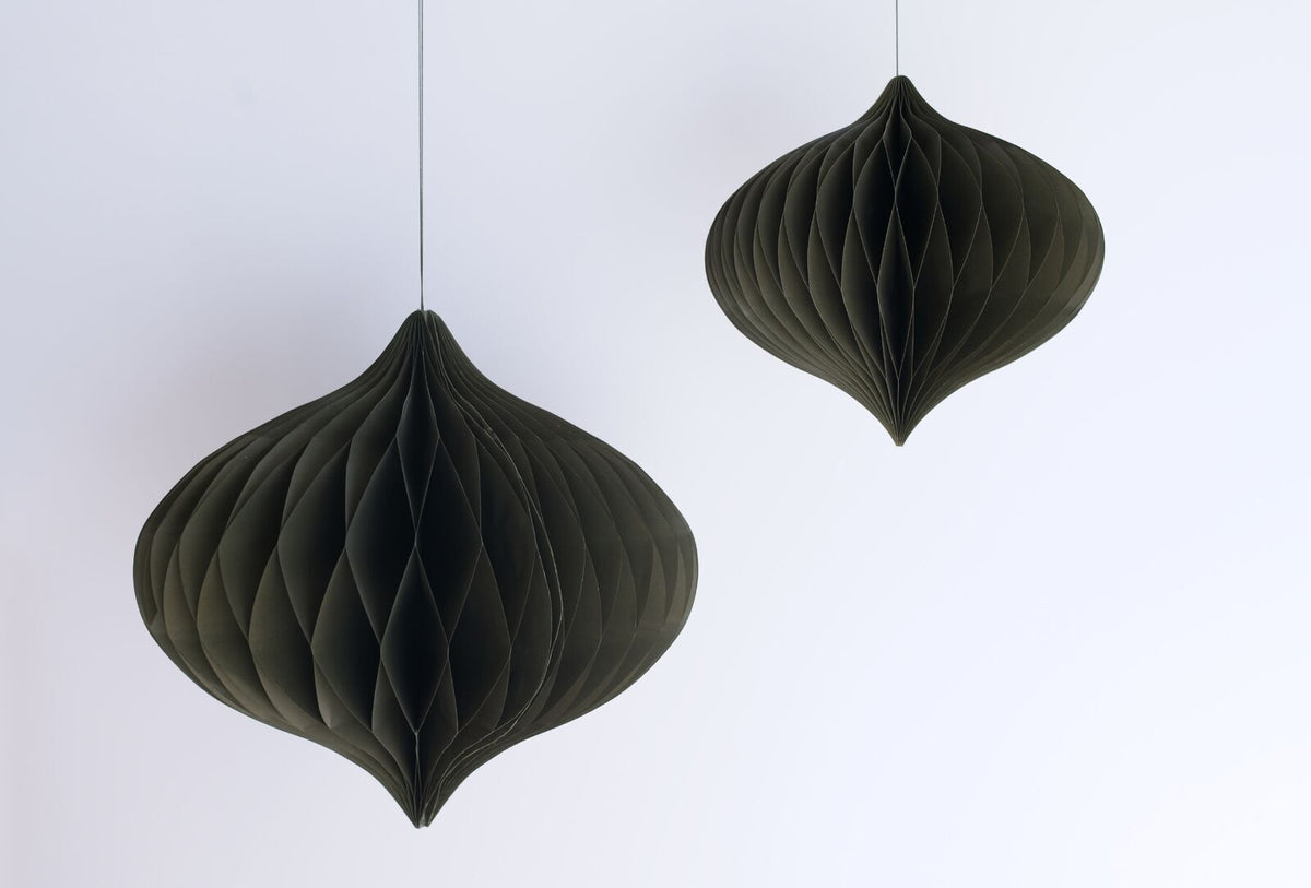 Statement Hanging Jewel 30cm / Olive