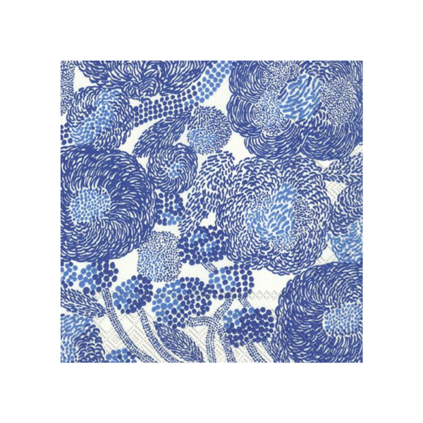 Marimekko Napkins / Mynsteri Cream Blue