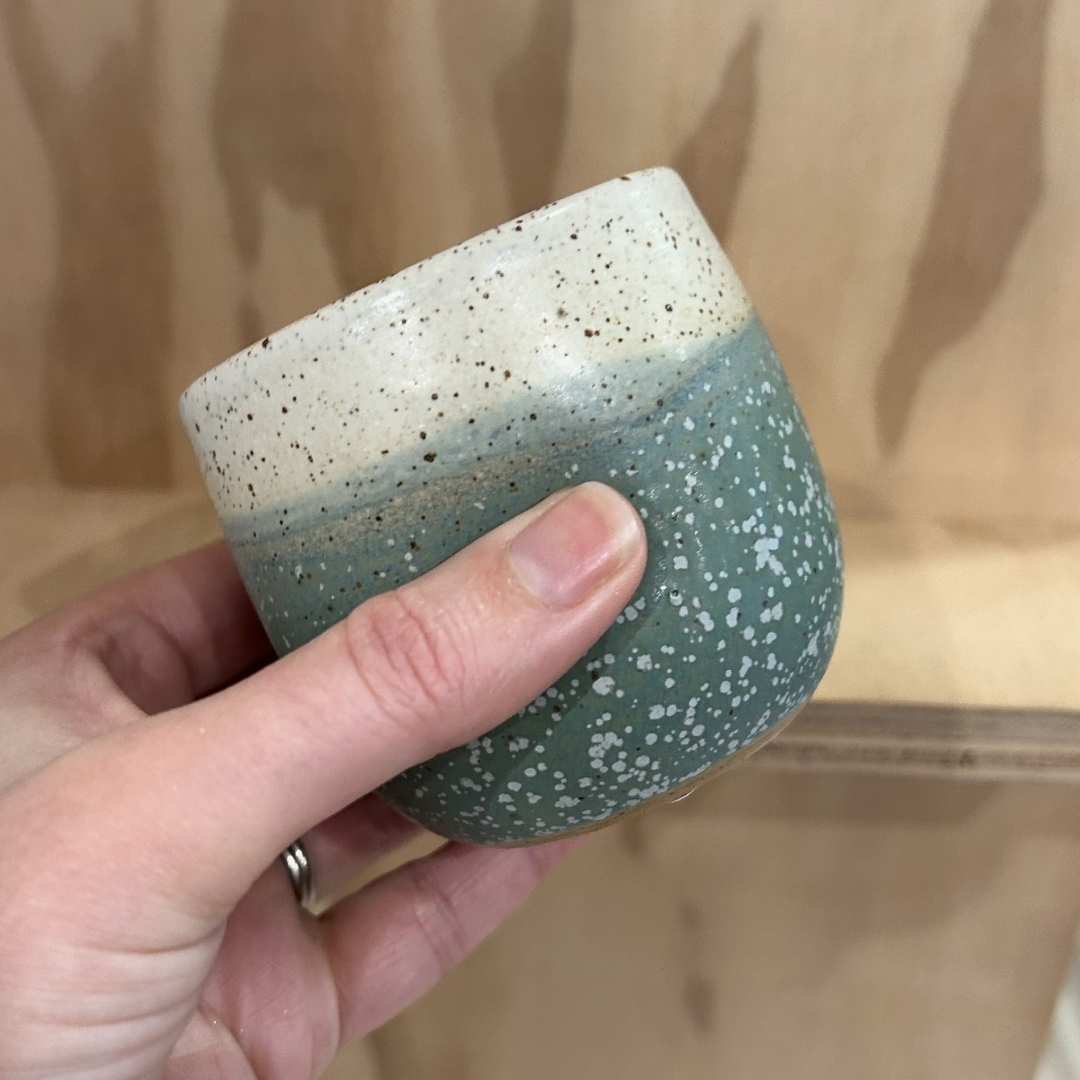 Espresso Cup / Aurora Borealis Light
