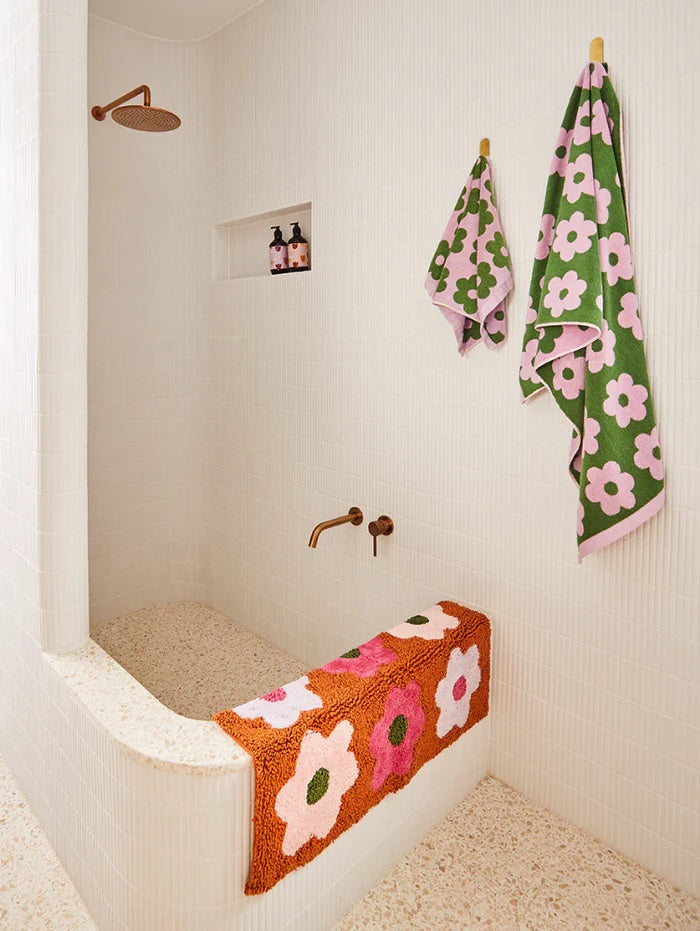 Flowerbed Bath Sheet
