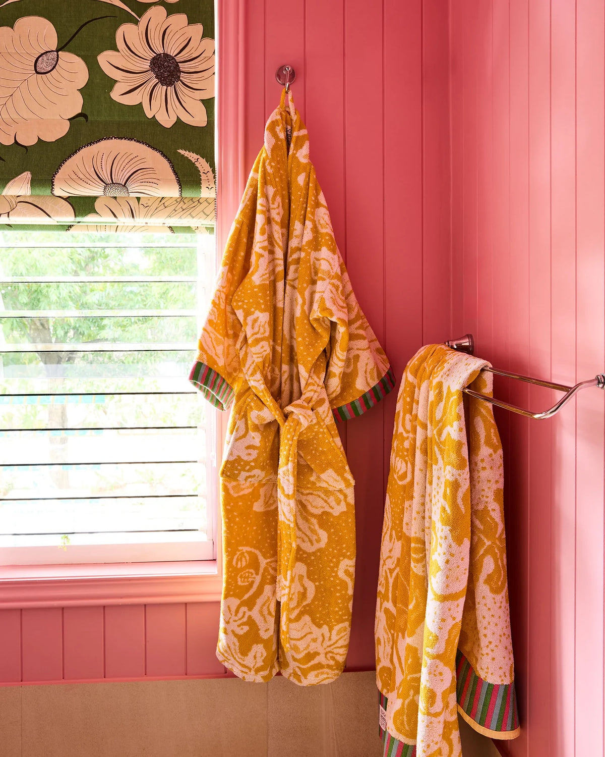 Anna Spiro Elsternwig Fig Terry Bath Robe