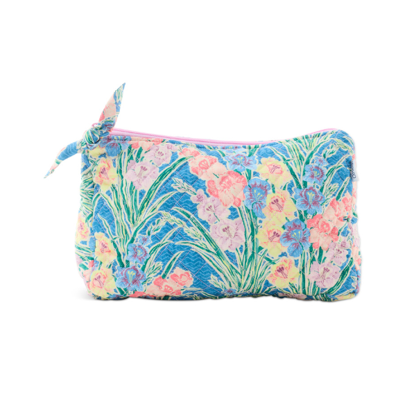 Anna Spiro Gladiolus Quilted Toiletry Purse
