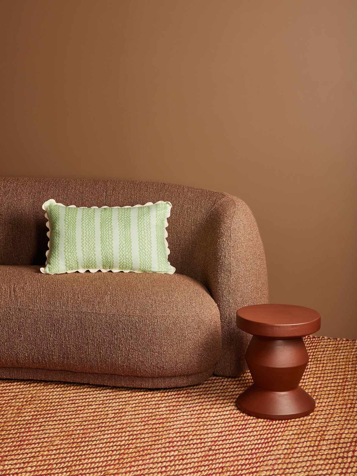 Mini Waves Mint 60x40cm Cushion