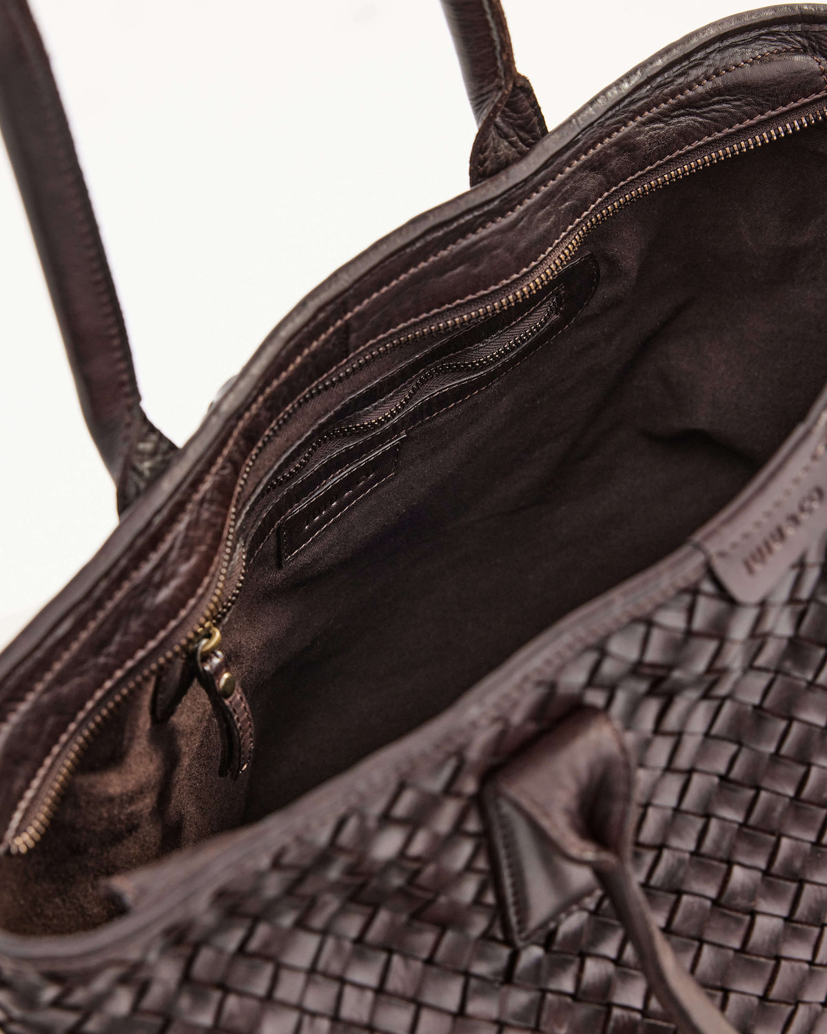 Basque Tote / Chocolate