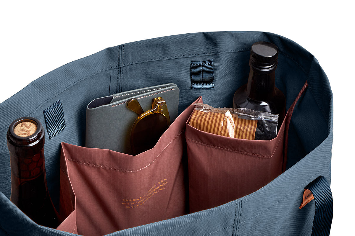 Market Tote / Blue Steel