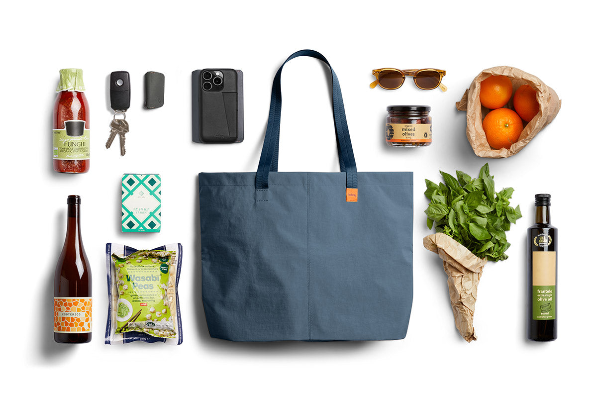 Market Tote / Blue Steel