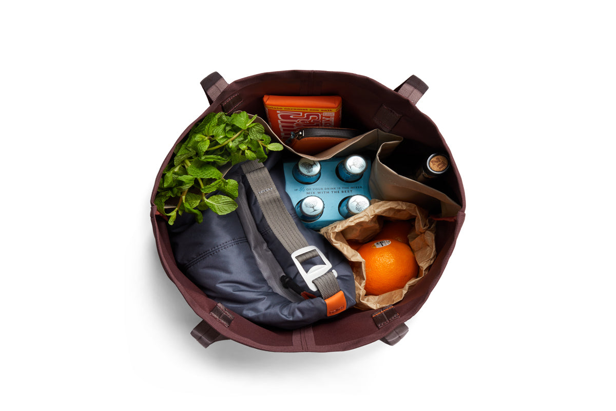 Market Tote / Burgundy