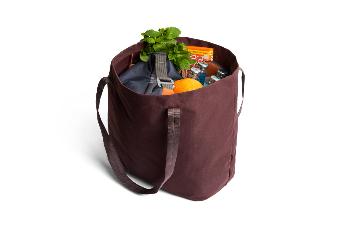 Market Tote / Burgundy