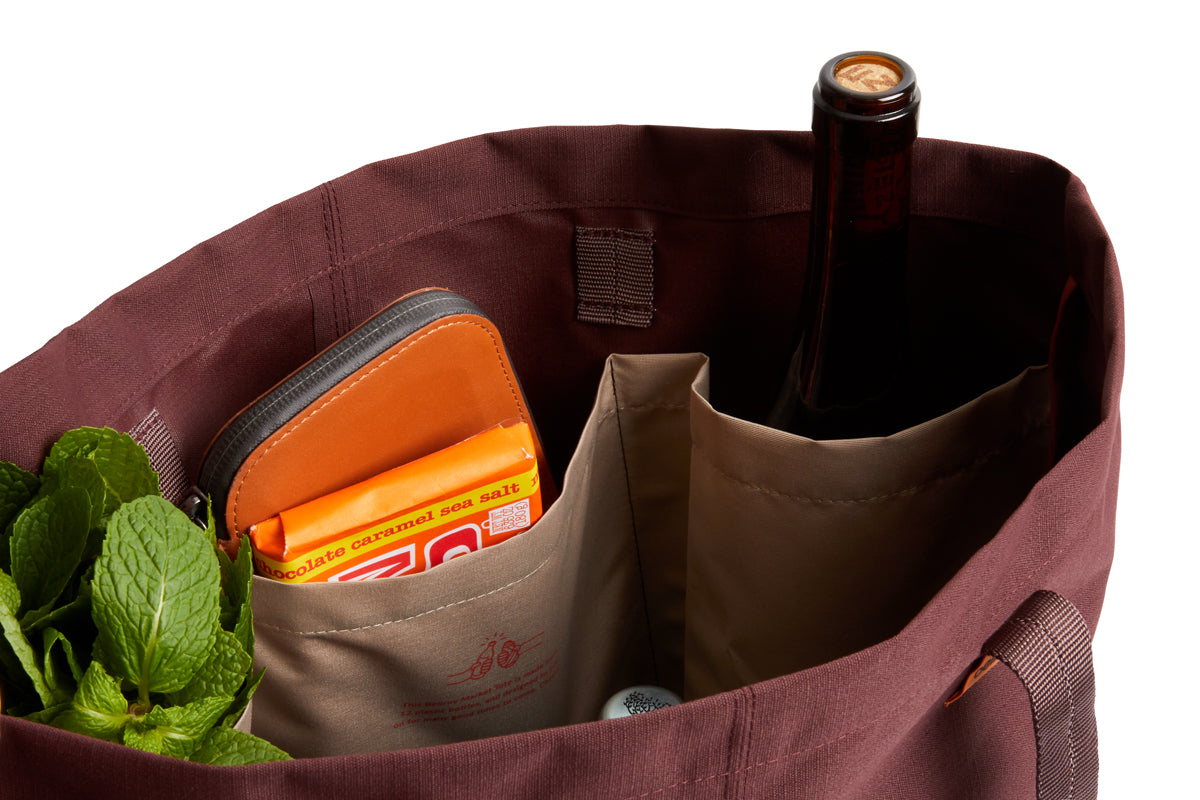 Market Tote / Burgundy