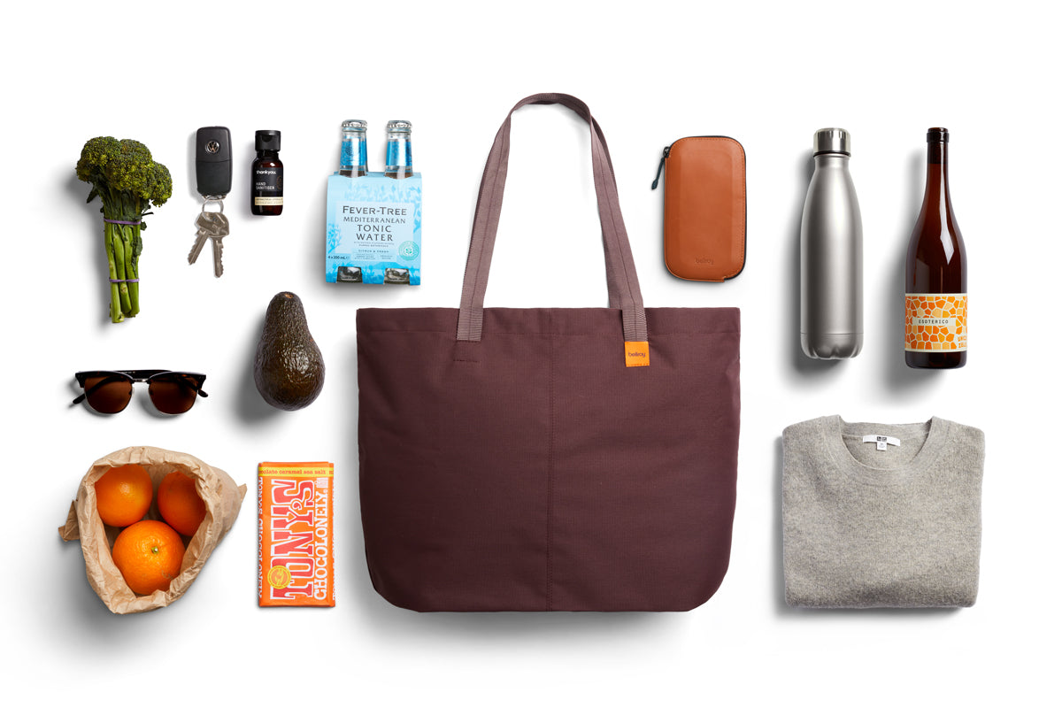 Market Tote / Burgundy