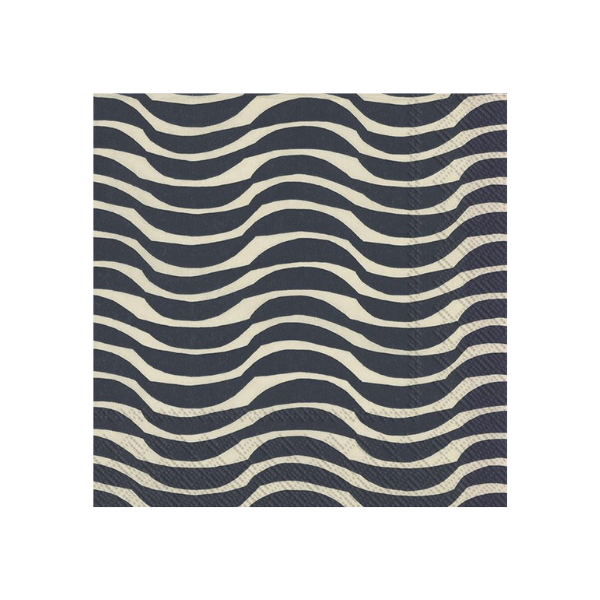 Marimekko Napkins / Palko Cream Blue