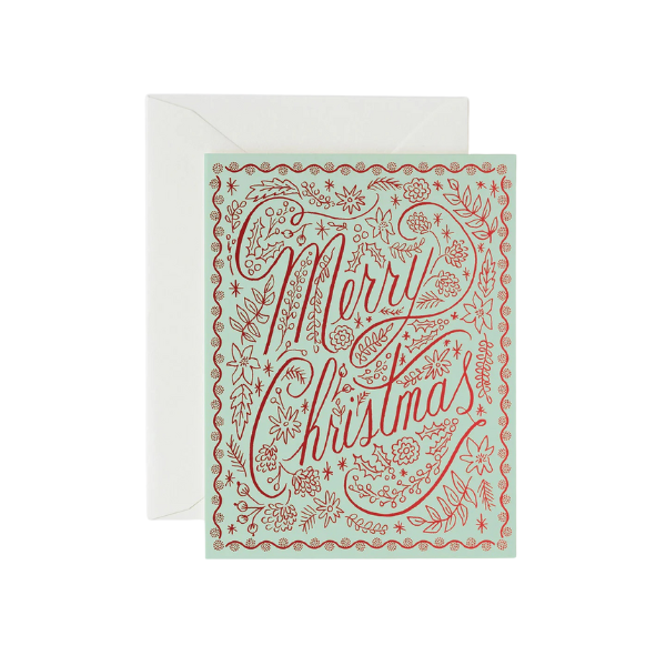 Christmas Card / Crimson Merry Christmas