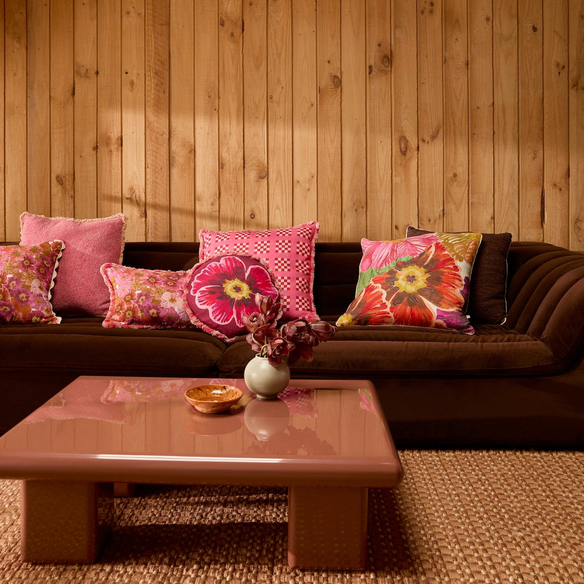 Primrose Pink 60x40cm Cushion