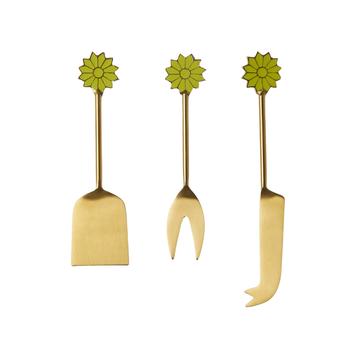 Petal Green Cheese Knife Set