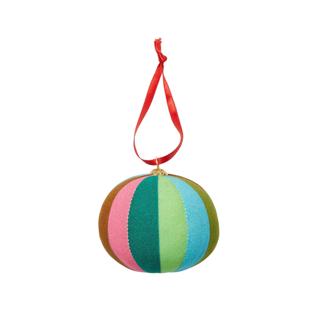 Patchwork Stripe Christmas Decoration