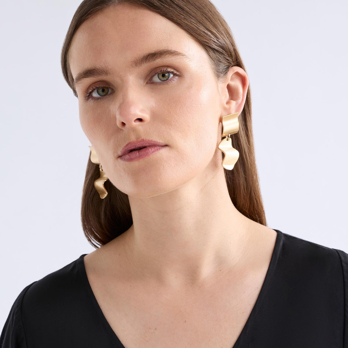 Savven Drop Earring / Gold