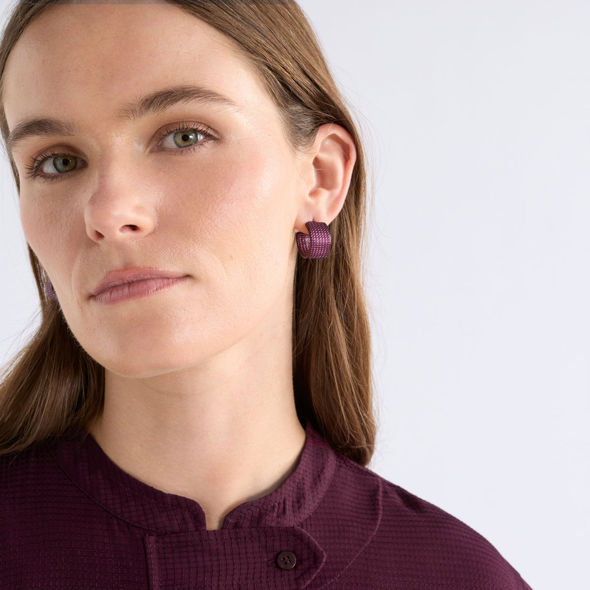 Glynn Small Hoop Earring / Shiraz