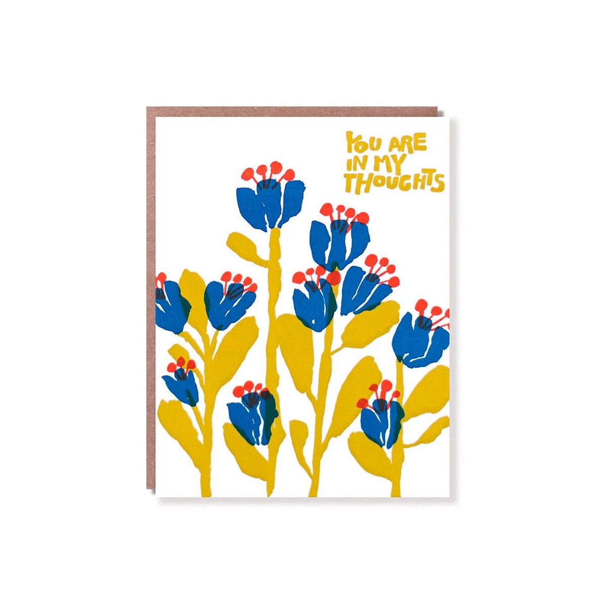 Greeting Card / In My Thoughts Flowers