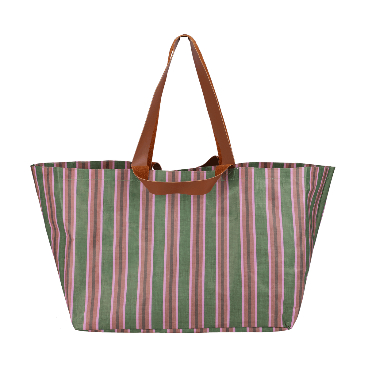Forest Stripe Beach Bag