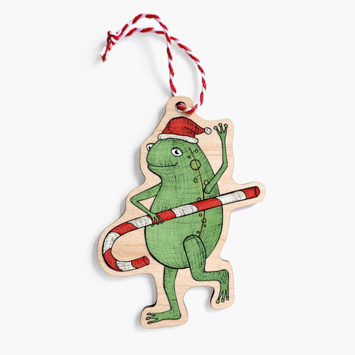 Frog Christmas Ornament