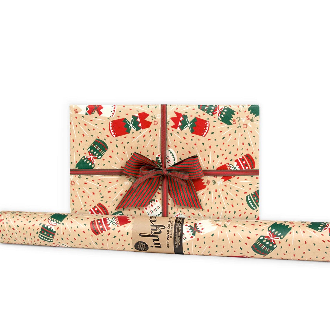 Wrapping Paper Roll 5m / Crackers Kraft