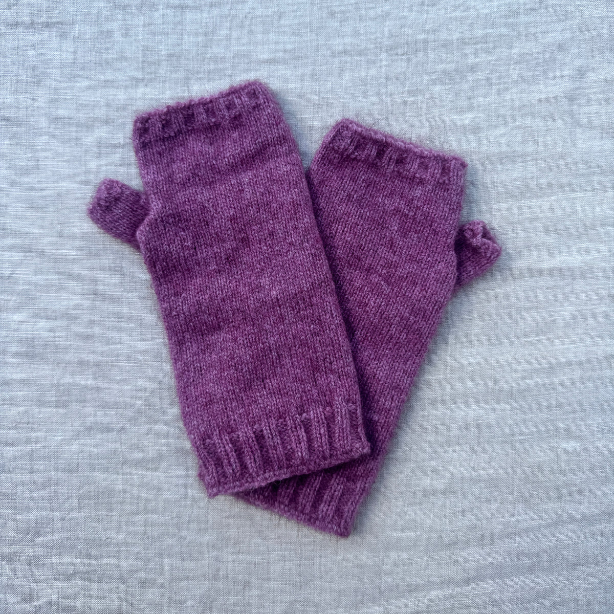 Possum Merino Glovelet / Heather