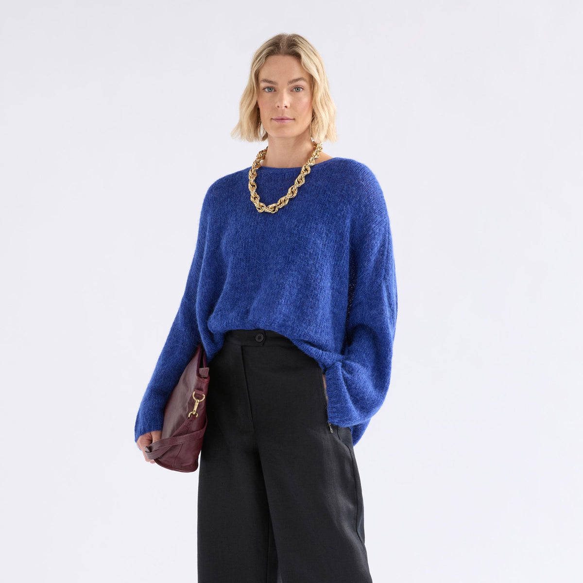 Agna Sweater / Deep Cobalt
