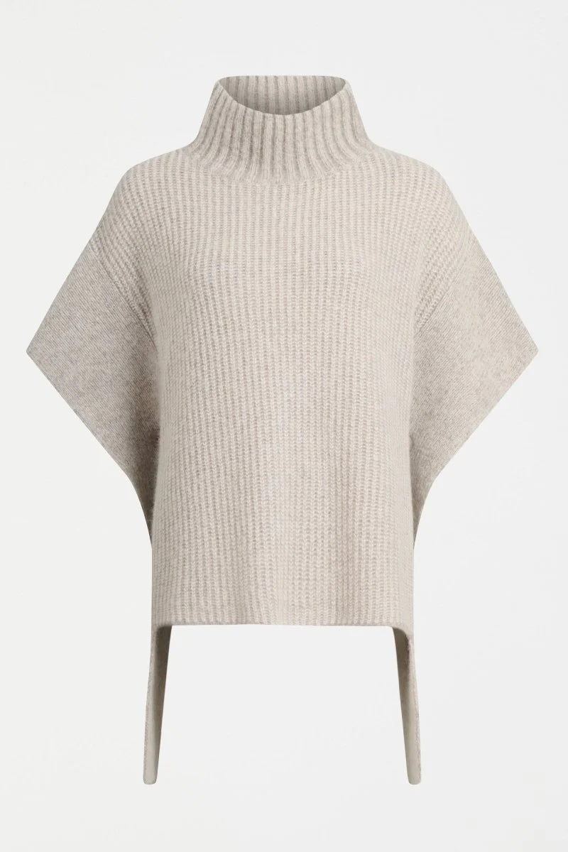 Aleph Poncho / Oatmeal Melange