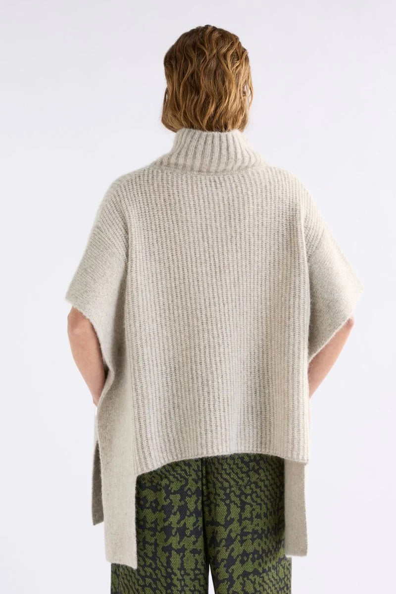 Aleph Poncho / Oatmeal Melange