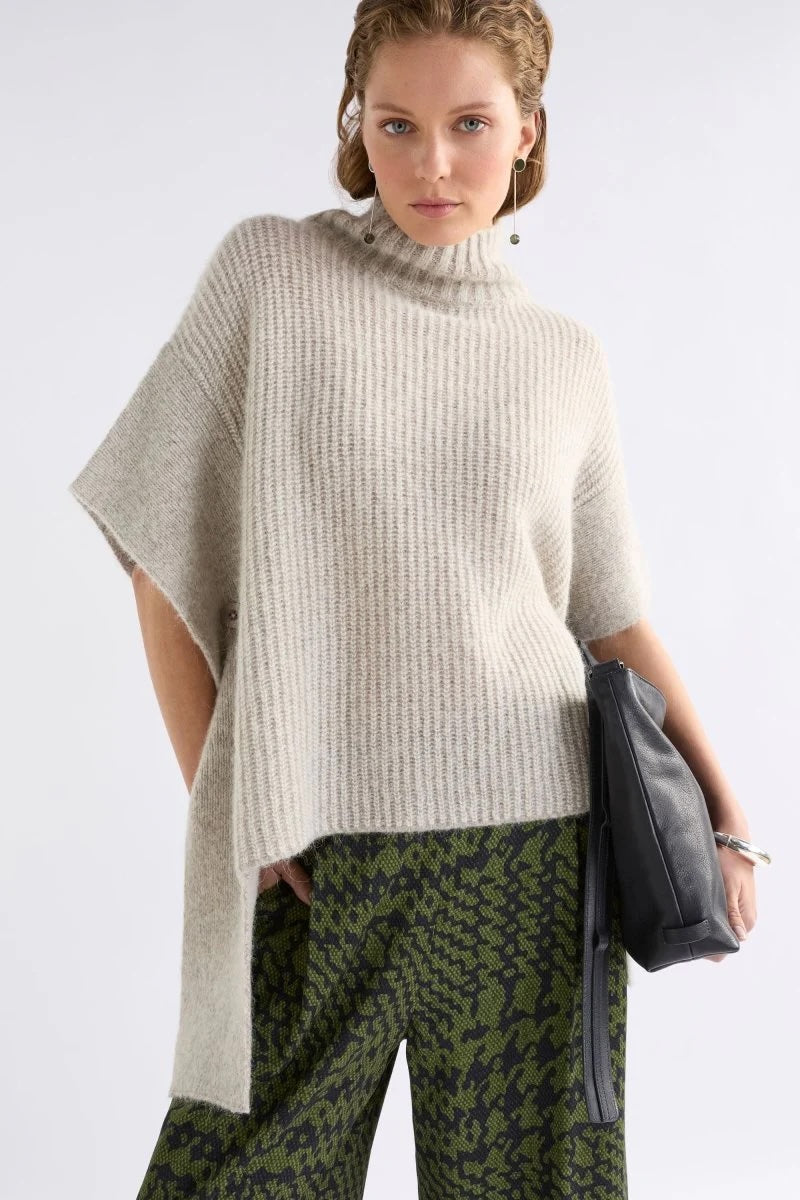 Aleph Poncho / Oatmeal Melange