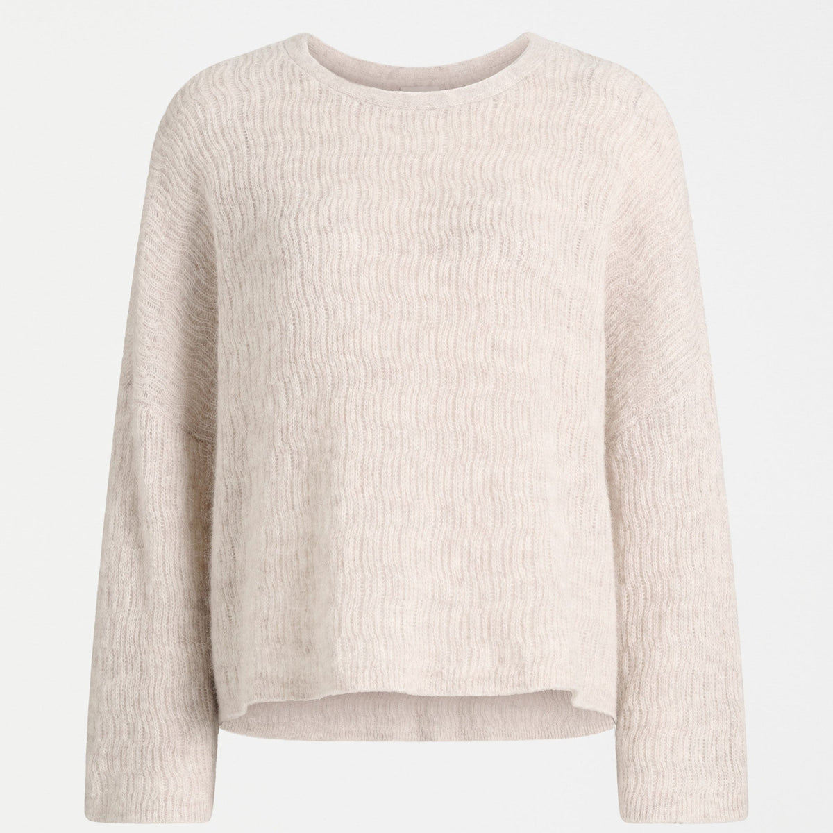 Agna Pattern Sweater / Ecru
