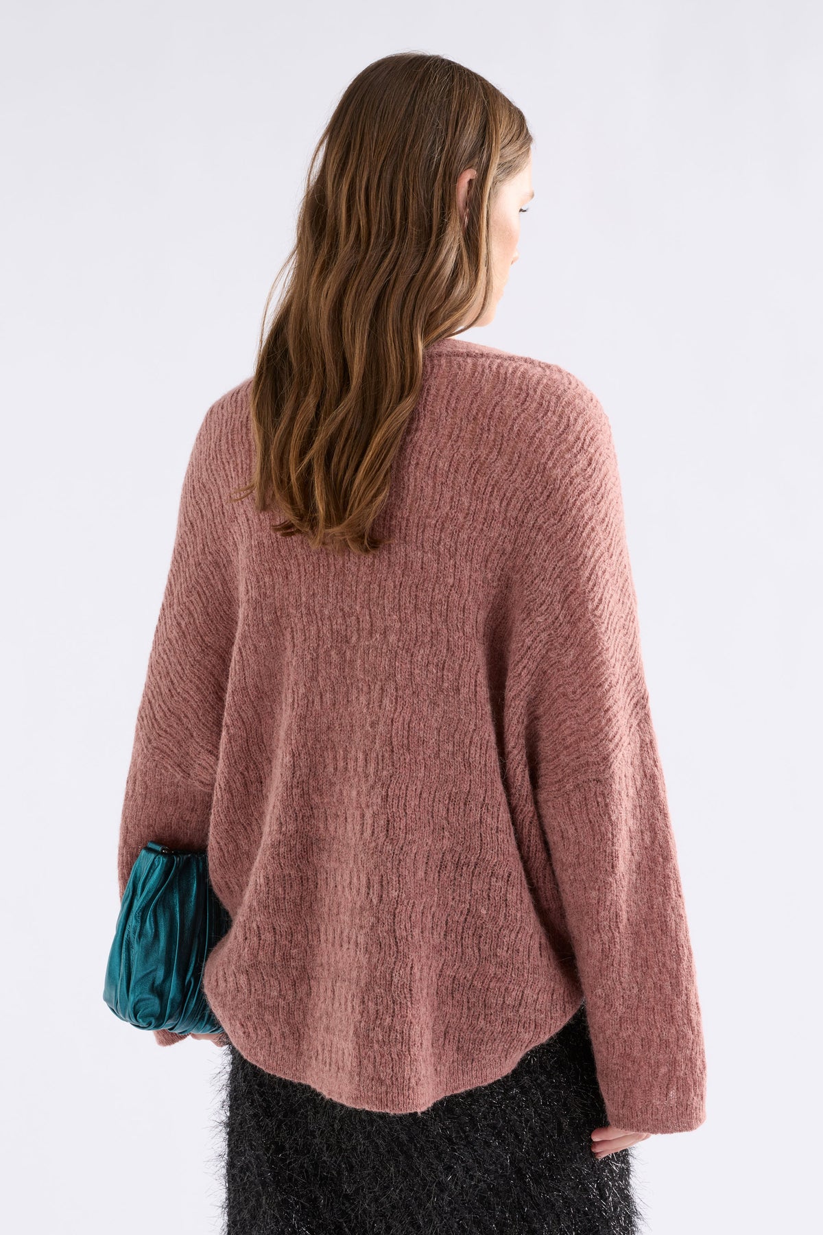 Agna Pattern Sweater / Rosewood