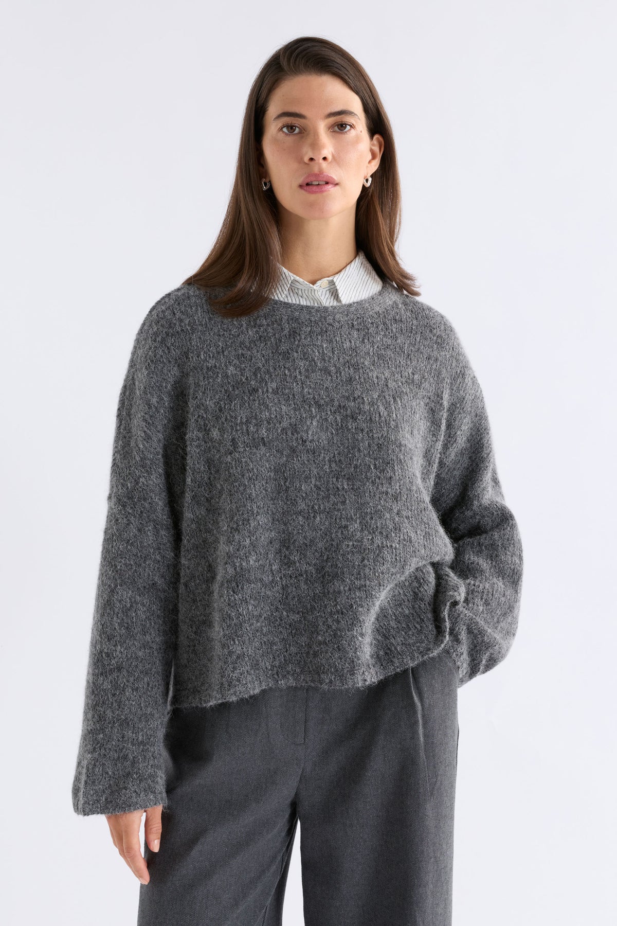 Agna Sweater / Mid Grey Marle