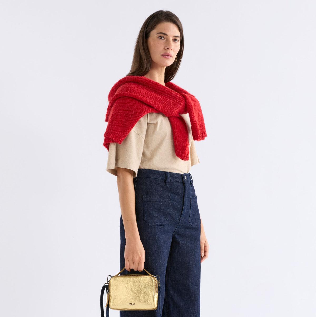 Agna Sweater / Flame Red