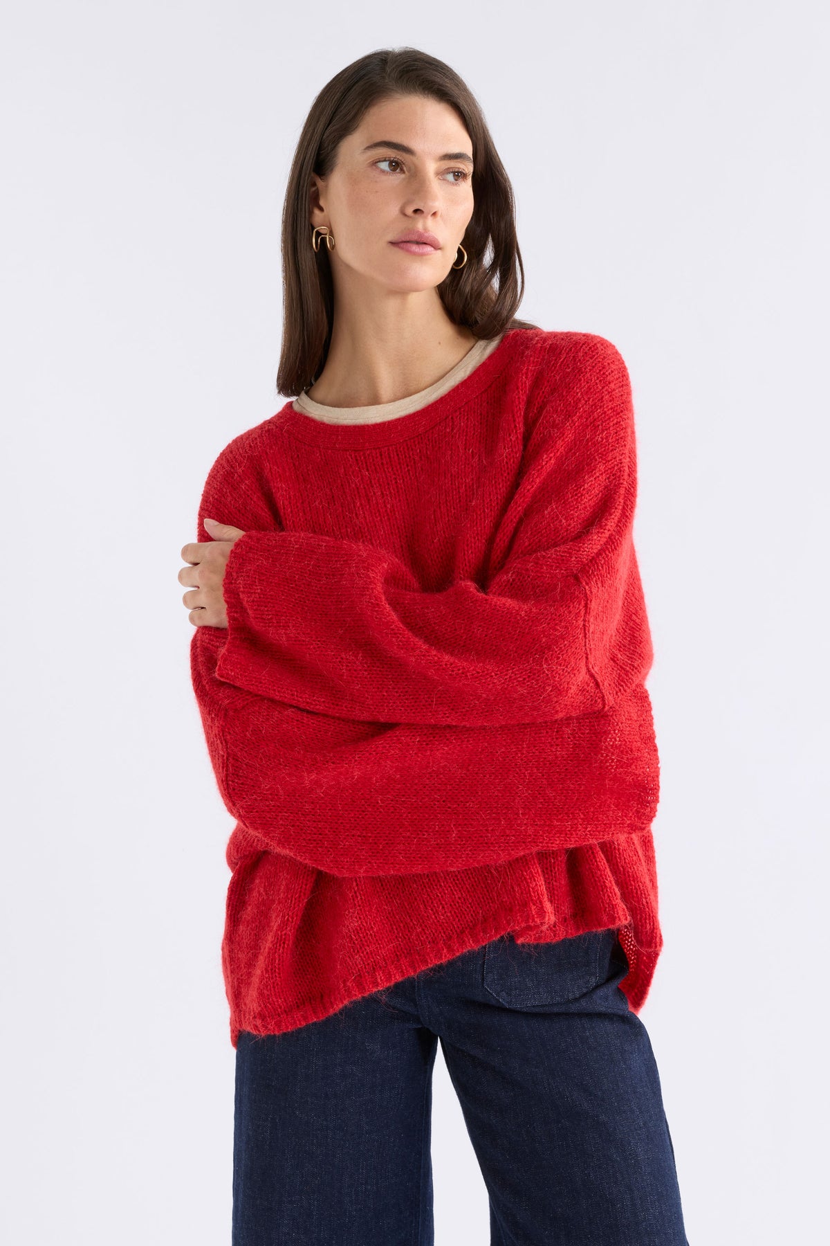 Agna Sweater / Flame Red