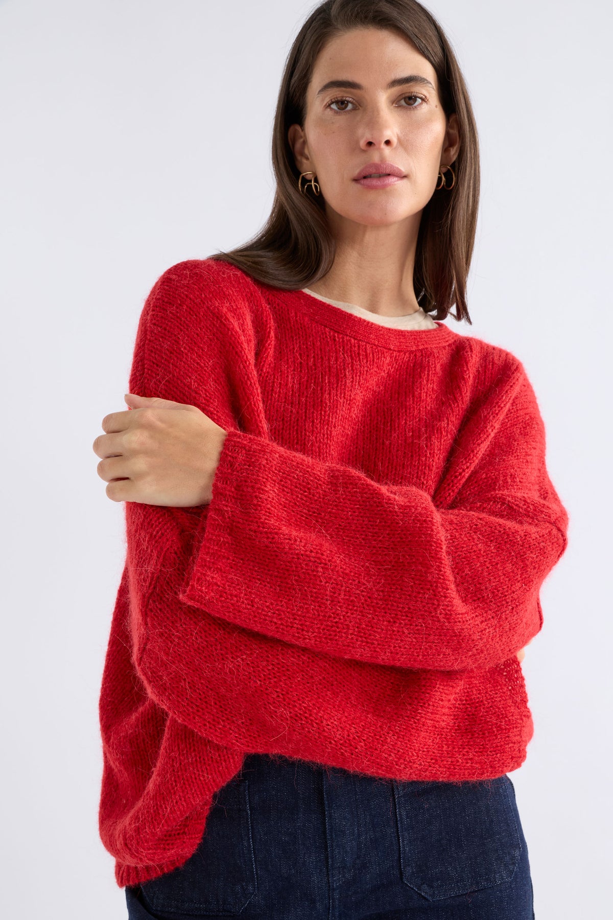 Agna Sweater / Flame Red