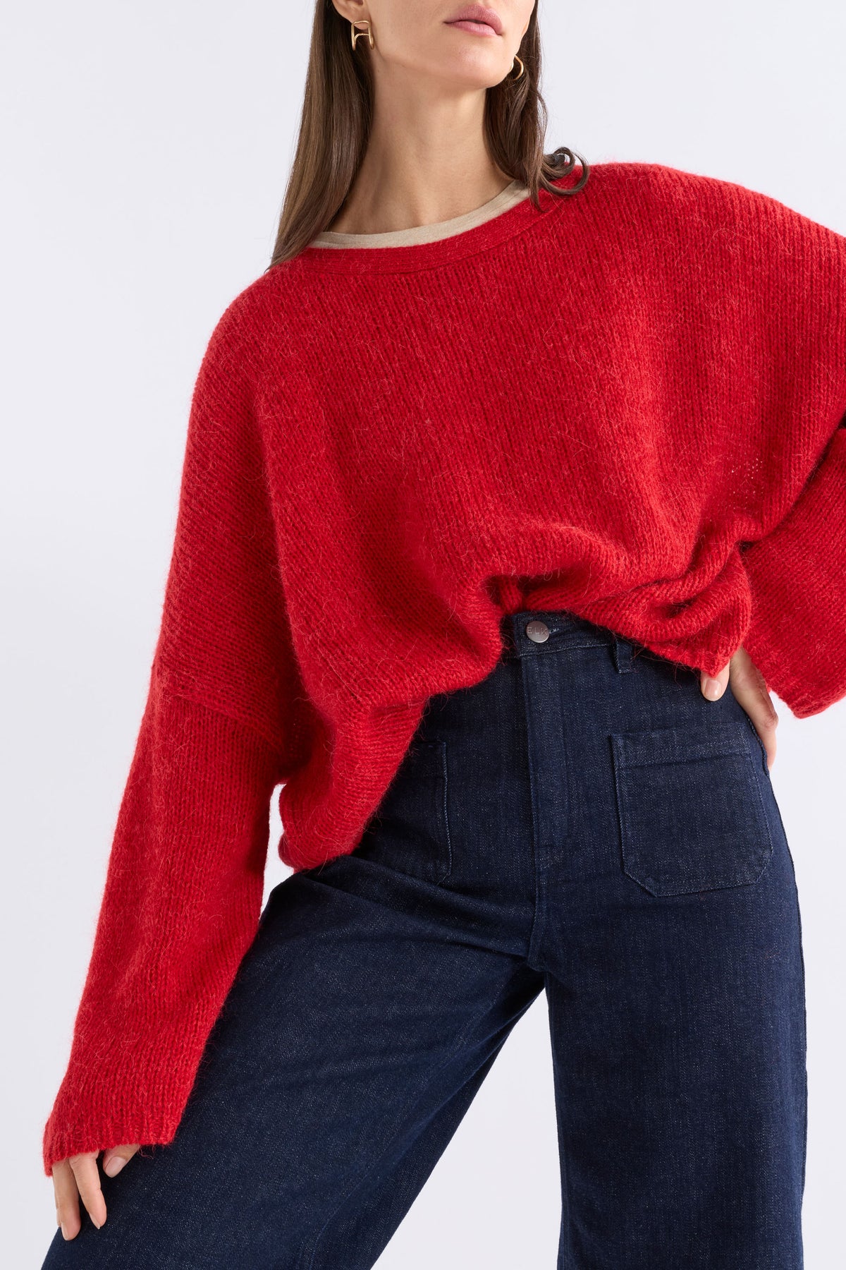 Agna Sweater / Flame Red