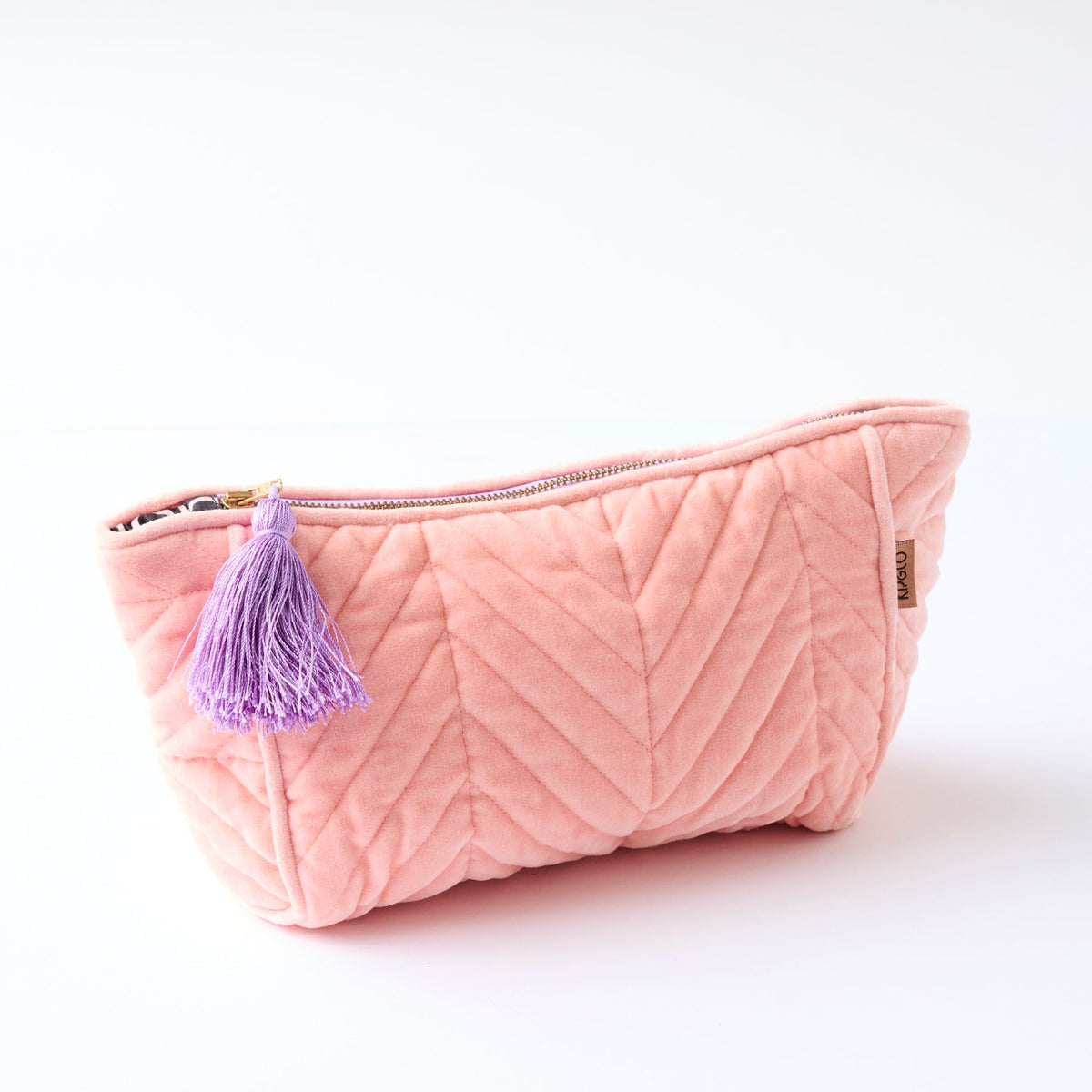 Sherbet Velvet Toiletry Bag