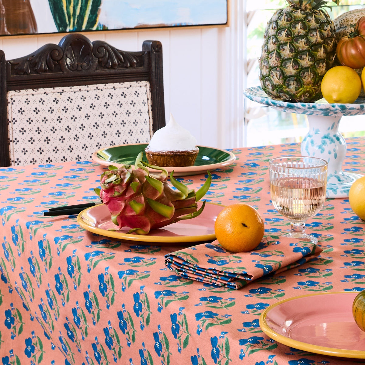Anna Spiro Indian Summer Rose 4P Napkin Set