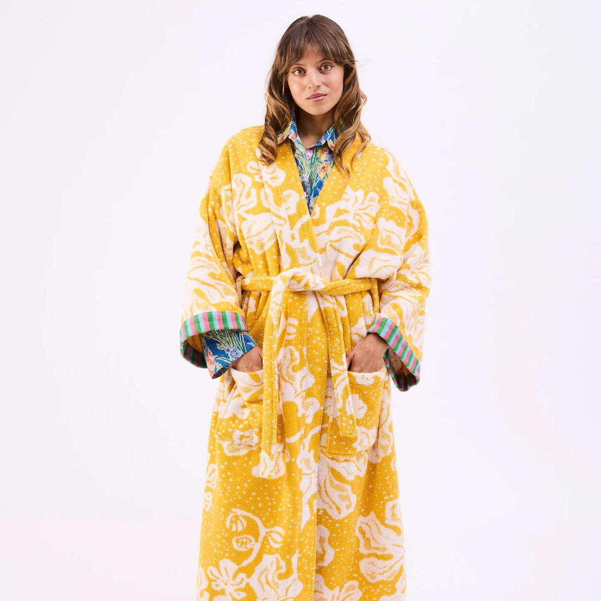 Anna Spiro Elsternwig Fig Terry Bath Robe