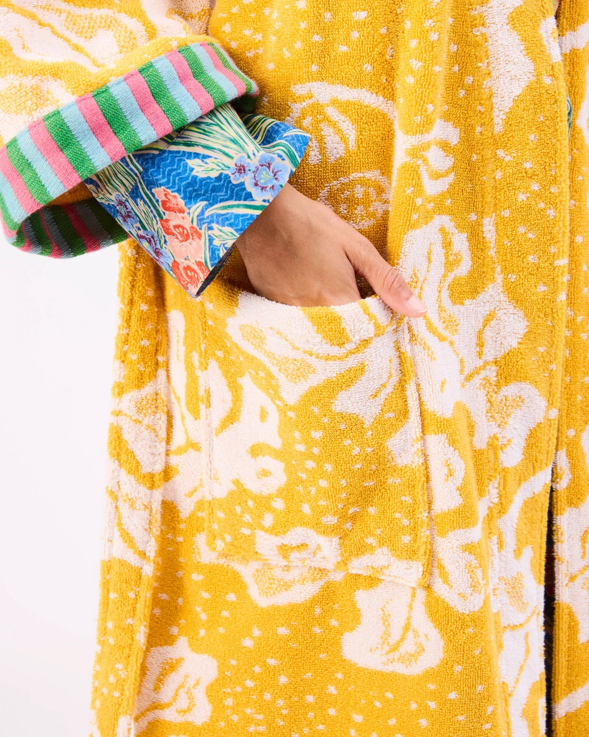 Anna Spiro Elsternwig Fig Terry Bath Robe