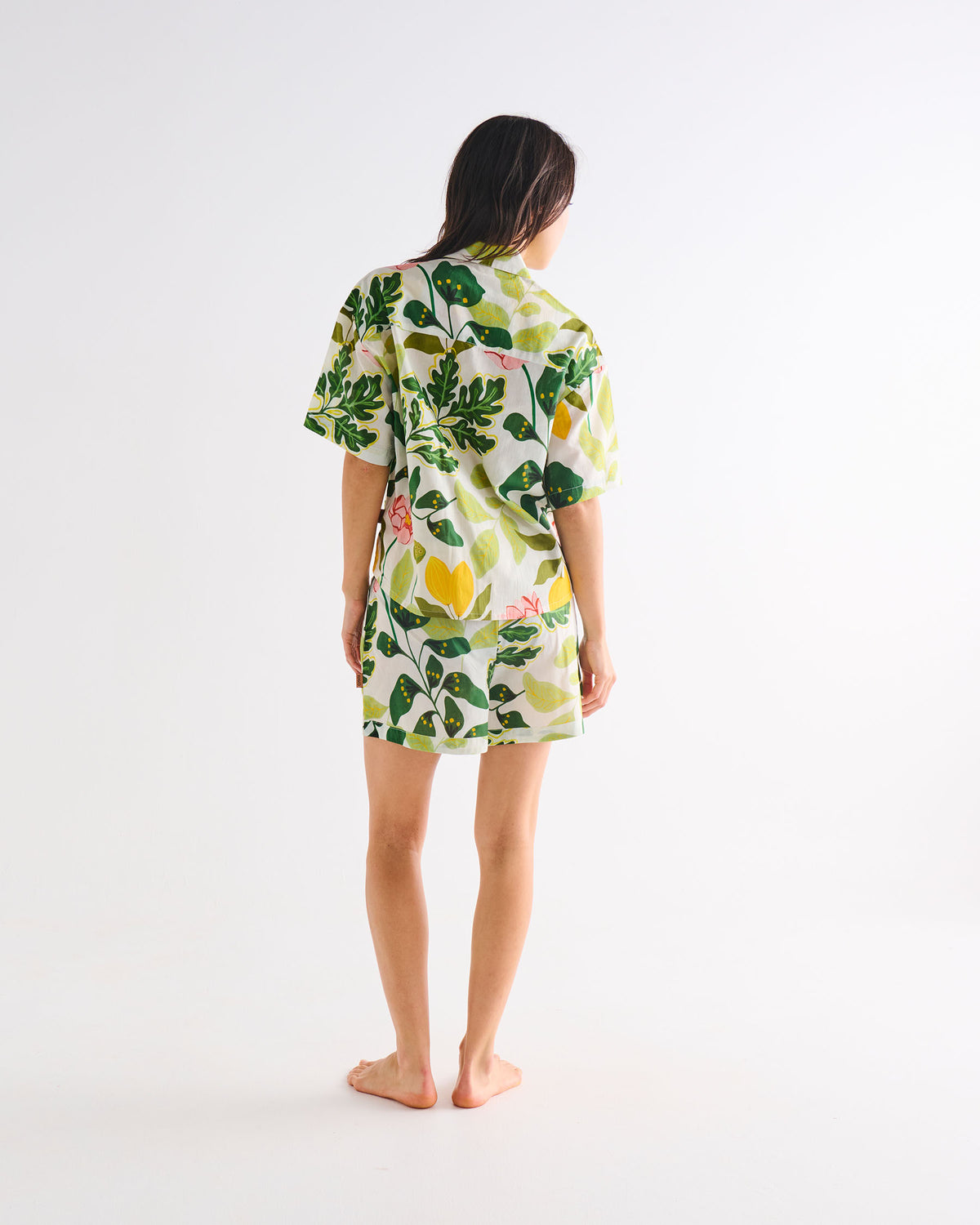 Wander Cotton Shirt & Shorts Pyjama Set