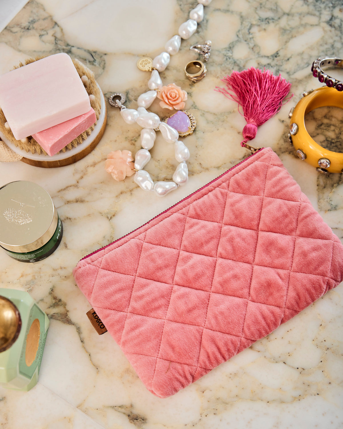 Strawberry Velvet Cosmetics Purse